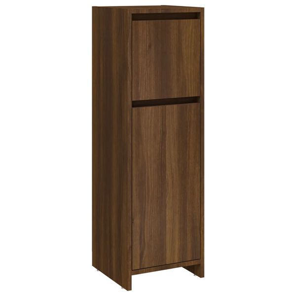 vidaXL Armoire de bain Ch&ecirc;ne marron 30x30x95 cm Bois d'ing&eacute;nierie