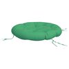 vidaXL Coussin rond vert &Oslash; 100 x11 cm tissu oxford