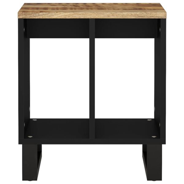 vidaXL Table d'appoint 40x31x46 cm Bois de manguier et d'ing&eacute;nierie