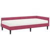 vidaXL Cadre de lit d'angle avec matelas Autre 2 pcs Vert Velours