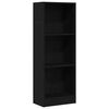 vidaXL Biblioth&egrave;que en ch&ecirc;ne noir 40 x 24 x 109 cm bois d'ing&eacute;nierie