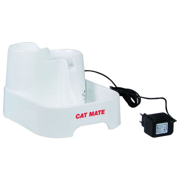 FLAMINGO Fontaine &agrave; eau Cat Mate 20,4x24,5x17,3 cm 2 L Blanc