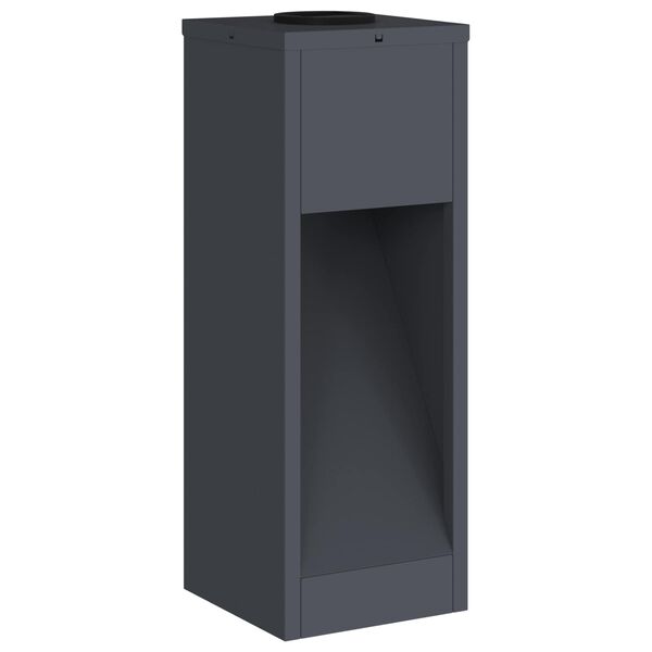 vidaXL Lumi&egrave;re de Chemin LED Solaire 2 pcs Anthracite