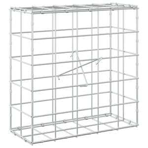 vidaXL Gabion avec fil de 5 mm et maille de 10x10 cm 50x20x50 cm