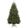 vidaXL Sapin de No&euml;l artificiel avec 300 LED Vert 210 cm PVC et m&eacute;tal