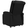 vidaXL Fauteuil de massage Noir Similicuir