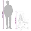 vidaXL Chaises inclinables de jardin lot de 2 blanc PP