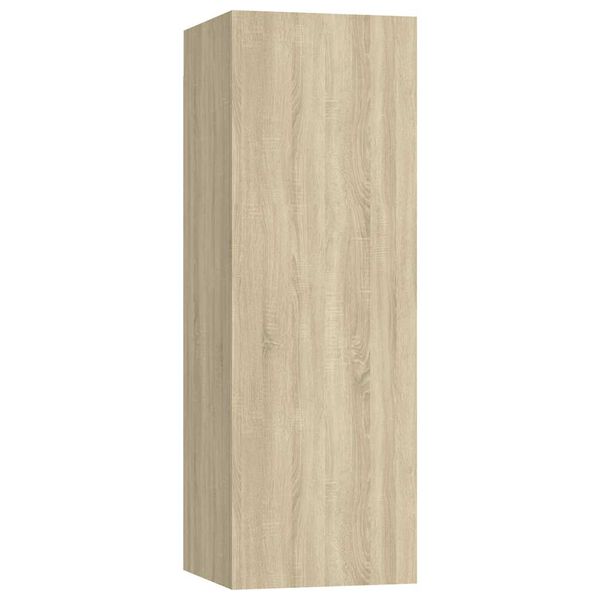 vidaXL Meuble TV Ch&ecirc;ne sonoma 30,5x30x90 cm Bois d&rsquo;ing&eacute;nierie
