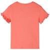 T-shirt enfants à manches courtes corail 140