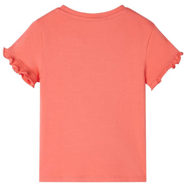 T-shirt enfants à manches courtes corail 140
