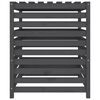vidaXL Composteur Gris 82,5x82,5x99,5 cm Bois massif de pin