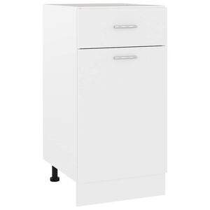 vidaXL Armoire &agrave; tiroirs "Lyon" Blanc 40 x 46 x 81,5 cm Bois d'ing&eacute;nierie