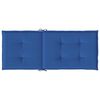 vidaXL Coussins de chaise de jardin &agrave; dossier haut lot de 4 bleu royal