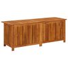 vidaXL Bo&icirc;te de rangement de jardin 150x50x58 cm Bois d'acacia solide