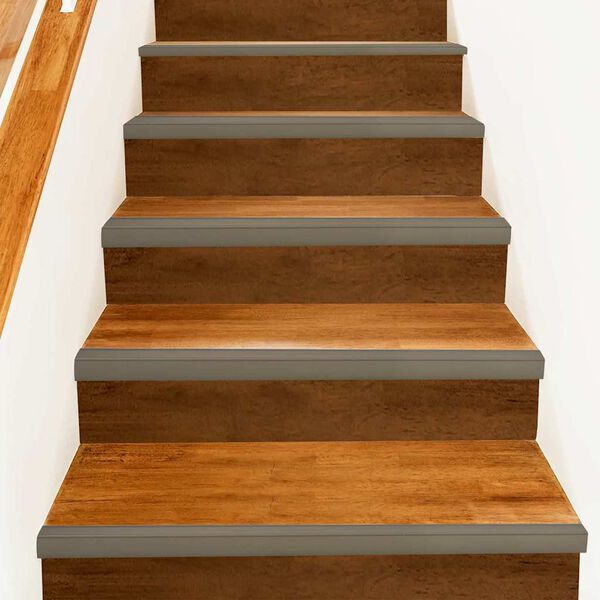 vidaXL Nez de marche 30 pcs Champagne 67 x 3 x 2 cm Aluminium