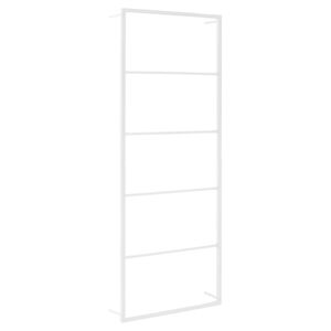 vidaXL Porte-serviettes Blanc 45x10x115 cm Acier