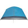 vidaXL Tente de camping avec porche 4 personnes bleu imperm&eacute;able