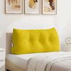 vidaXL Coussin de Dos Jaune 100 x 24 x 50 cm Velours