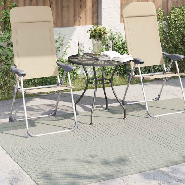 vidaXL Tapis de surface PALMERAS Vert 170 x 120 cm Polyester