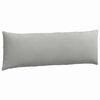 vidaXL Coussins de canapé 2 pcs Gris clair 120 x 40 cm tissu
