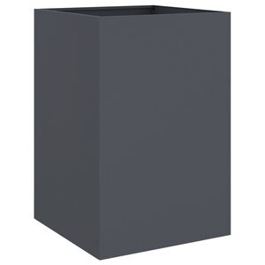 vidaXL Jardini&egrave;re anthracite 52x48x75 cm acier