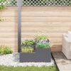 vidaXL Cache-pot de jardin Anthracite 80 x 80 x 48 cm Acier