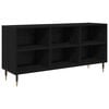 vidaXL Meuble TV 103,5 x 30 x 50 cm Ch&ecirc;ne noir Bois d'ing&eacute;nierie