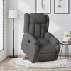 vidaXL Fauteuil inclinable Gris fonc&eacute; Tissu