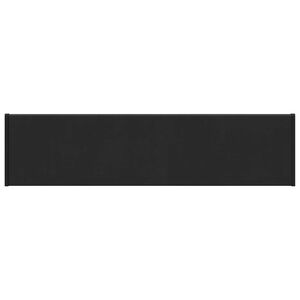 vidaXL Appui de fen&ecirc;tre Noir avec grain de bois 80 x 20 x 4,5 cm PVC