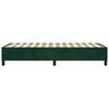 vidaXL Cadre de lit vert fonc&eacute; 90x190 cm velours