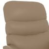 vidaXL Fauteuil de massage Cappuccino Similicuir