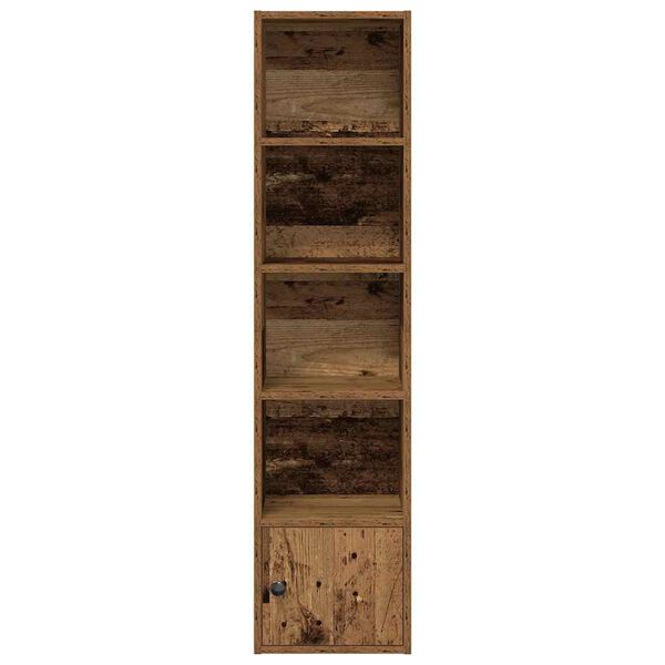 vidaXL Bibliothèque vieux bois 31x24x127 cm bois d'ingénierie