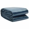 vidaXL Film solaire de piscine flottant PE 450x220 cm Noir et bleu