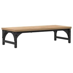 vidaXL Support de moniteur Ch&ecirc;ne artisanal 55 x 23 x 14 cm