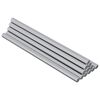 vidaXL Barres filet&eacute;es 12 pcs Argent&eacute; M6 x 120 mm M&eacute;tал