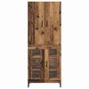 vidaXL Haut Armoire Bois Ancien 69,5 x 34 x 180 cm Bois d'ing&eacute;nierie
