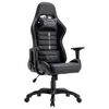 vidaXL Fauteuil de jeux vid&eacute;o Blanc Similicuir