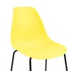 vidaXL Ensemble de bar 5 pcs Plastique Jaune
