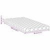 vidaXL Matelas Blanc 80 x 160 cm Tissu jacquard