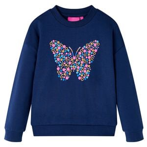 vidaXL Sweatshirt pour enfants bleu marine 104