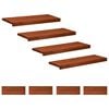 vidaXL Marches d'escalier 8 pi&egrave;ces 80 x 30 x 2 cm Marron