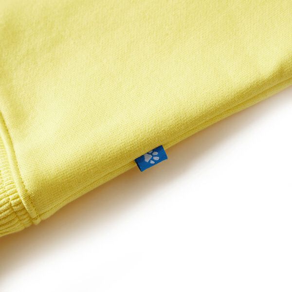 Sweat-shirt pour enfants jaune clair 140