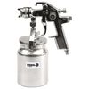 VOREL Pistolet de pulv&eacute;risation HVLP avec godet &agrave; liquide 1000 ml