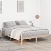 vidaXL Cadre de lit sans matelas 152x203 cm bois massif de pin