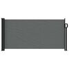 vidaXL Store lat&eacute;ral r&eacute;tractable Anthracite 100 x 500 cm