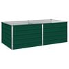 vidaXL Jardin sur&eacute;lev&eacute; Vert 160 x 80 x 55 cm acier lamin&eacute; &agrave; froid