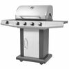 vidaXL Gril barbecue &agrave; gaz Argent Acier inoxydable