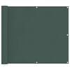vidaXL &Eacute;cran de balcon Vert fonc&eacute; 100 x 1000 cm Tissu Oxford