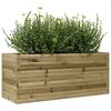 vidaXL Jardinière 110x40x45,5 cm bois de pin imprégné