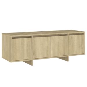 vidaXL Meuble TV ch&ecirc;ne sonoma 120x30x40,5 cm bois d'ing&eacute;nierie